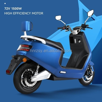72v 1500w 2人用の電気バイク モータースクーター 高速性能