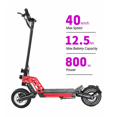 800w 折りたたむ電動スクーター 充電時間 6-8h 黒色 カスタマイズされた色