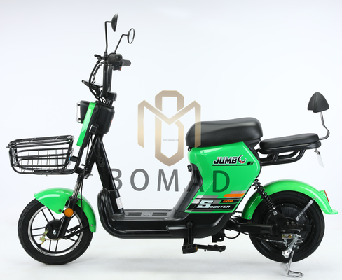 電動都市自転車 自転車 電動スクーター ダウンチューブ バッテリー位置とブレーキラインブレーキシステム