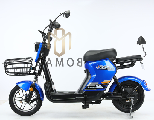 電動都市自転車 自転車 電動スクーター ダウンチューブ バッテリー位置とブレーキラインブレーキシステム