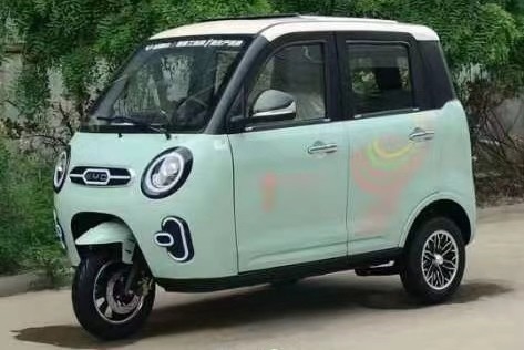 前ドラム 後ドラムブレーキシステム 500w 大人のための電気三輪車 貨物輸送と2席