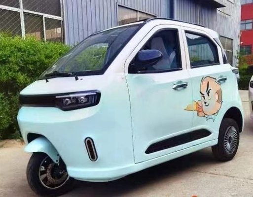 前ドラム 後ドラムブレーキシステム 500w 大人のための電気三輪車 貨物輸送と2席