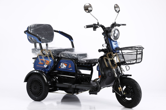 電気貨物三輪車 大人用 制限重量 200-300kg 走行距離 70-90km 日陰の屋根