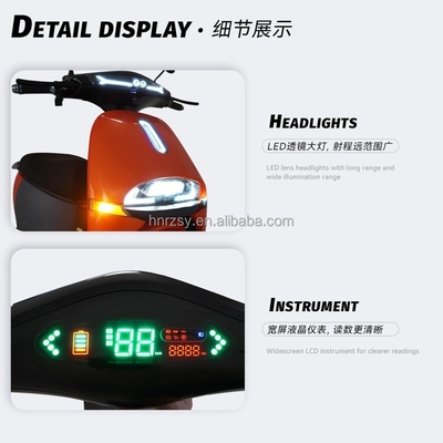 オフロード電動モペッド 500w クライミングアングル15とカスタマイズされた色