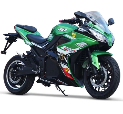 電気モーターサイクルのカスタマイズされたカラーリチウム電池 最大速さ75km/h 2000w 電動モペッド 5000w
