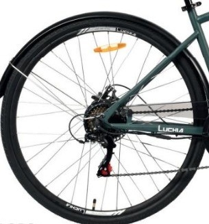 電動自動運転 250W モーター 700c シティ自転車 7.6 Ah バッテリー容量 18 スピード