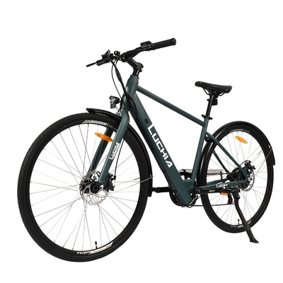 7 スピードギア 折りたたむデザイン 250w モーターの電気都市自転車