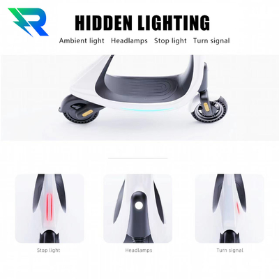 リュックハブモーターを備えた小型の電気スクーター