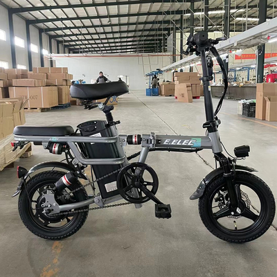 折りたたむ電動自転車 350W スクーティング バッテリーカー アルミ合金フレームと11Ahバッテリー容量