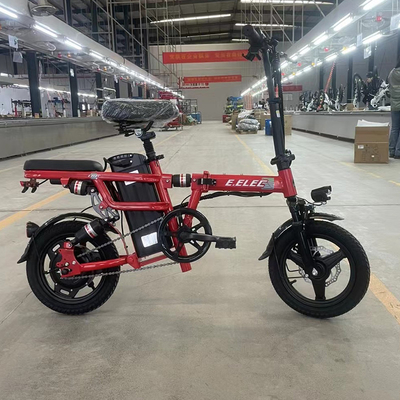 20インチ折りたたみのEバイク 350w 10.5ah電動モーターと36v リチウムバッテリー 時速30kmまで