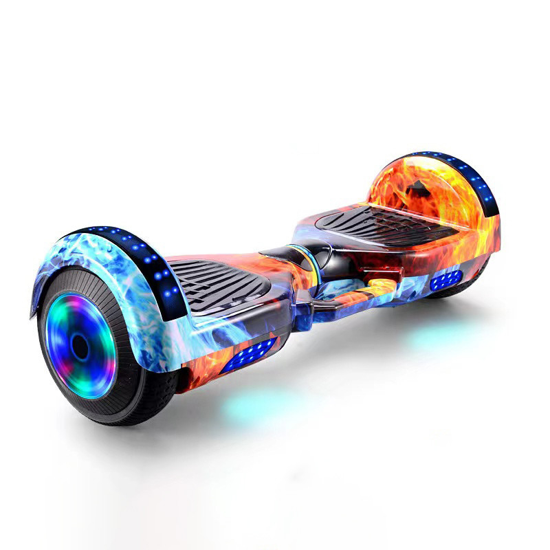 7インチ電動スクーター LED 2ホイールライト 250w*2 自バランスホバーボードオフロード 最大速度 30km/h バッテリー容量 10Ah