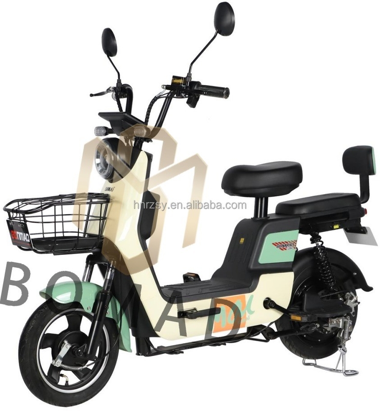 48V 350W 国定電動スクーター 3 スピードギアとブレーキラインブレーキシステム