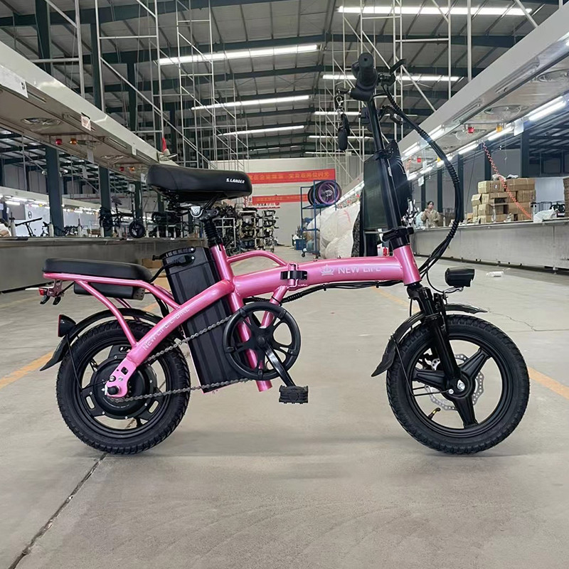 36v 蓄電池 後部ハブモーターとコンパクトなデザインの成人用折りたたみ電気自転車